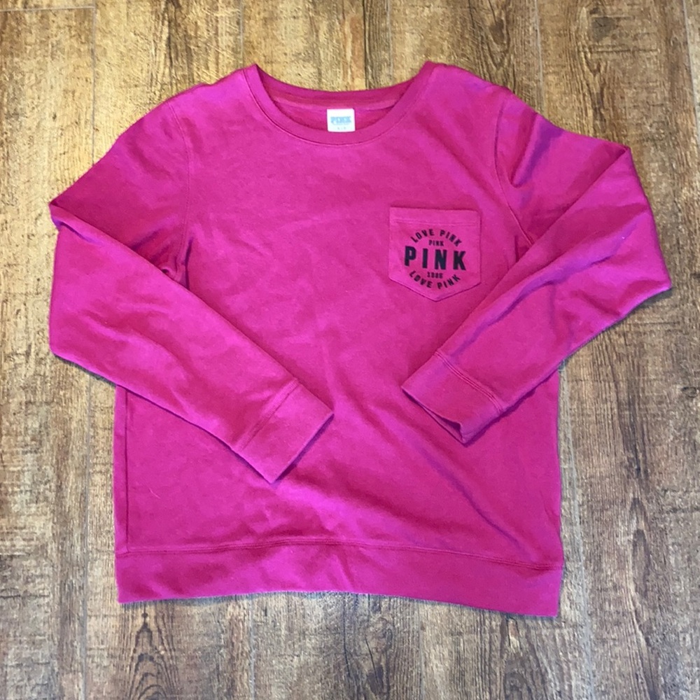 LIKE NEW PINK VS Women’s Sweatshirt Size S